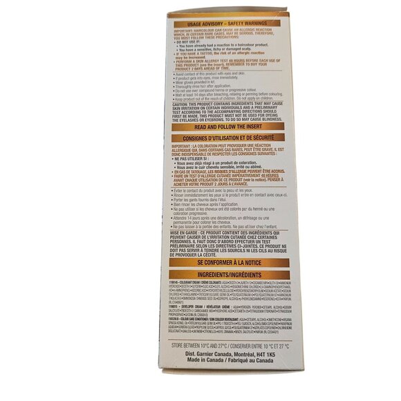 Garnier Belle Color Permanent Hair Dye Light Brown 60 With Argan & Wheat Germ Oi - Picture 3 of 8